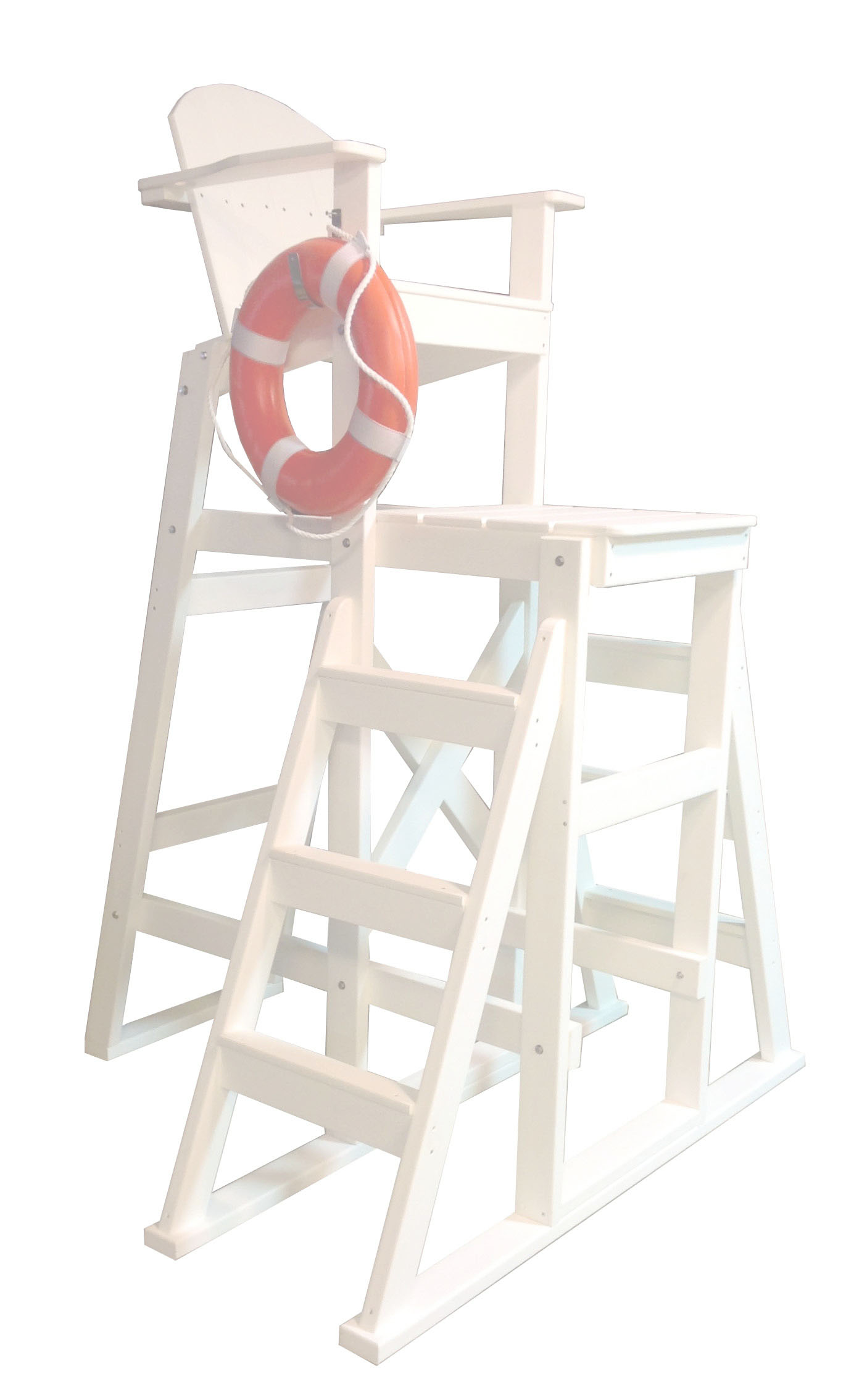 American Made Quality Built Recycled Plastic Pool Lifeguard Chair| 66 Inch SIDE Mount | Furniture Made in the USA